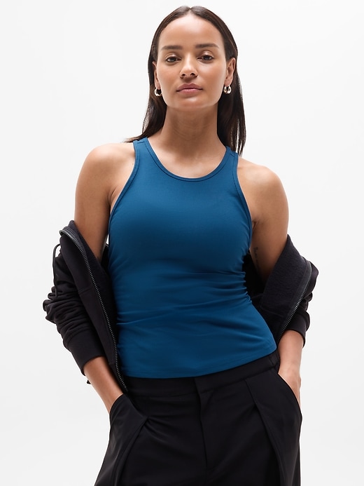 Image number 1 showing, Signature Rib Y Back Tank