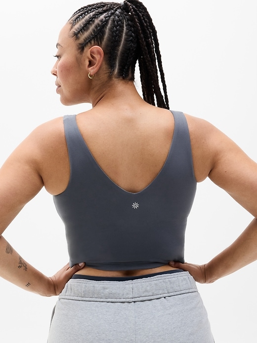 Image number 6 showing, Transcend V-Neck Crop Sports Bra A-C