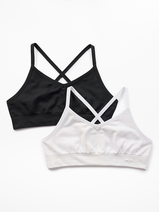 Image number 1 showing, Athleta Girl Thrive Seamless Bra 2 Pack