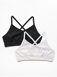 Image number 1 showing, Athleta Girl Thrive Seamless Bra 2 Pack