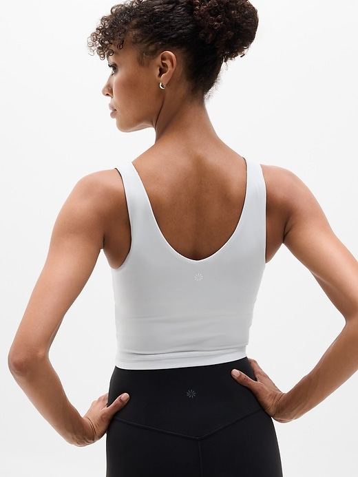 Image number 5 showing, Transcend V-Neck Crop Sports Bra D-DD