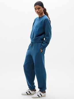 Forever Fleece Relaxed Crew Sweatshirt - Blue - image 3