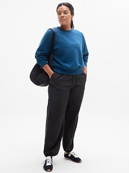 Forever Fleece Relaxed Crew Sweatshirt - Blue - image 4