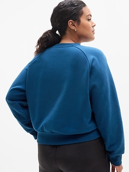 Forever Fleece Relaxed Crew Sweatshirt - Blue - image 5