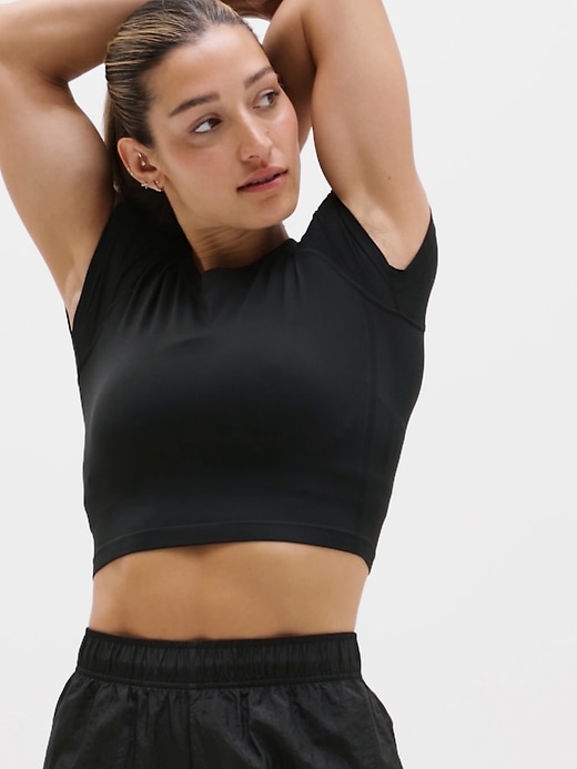 Image number 4 showing, Momentum Seamless Crop Tee 2.0