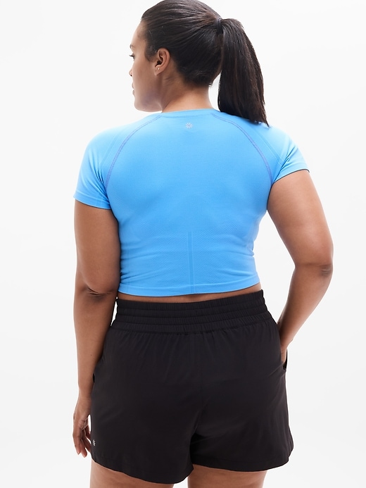 Image number 7 showing, Momentum Seamless Crop Tee 2.0