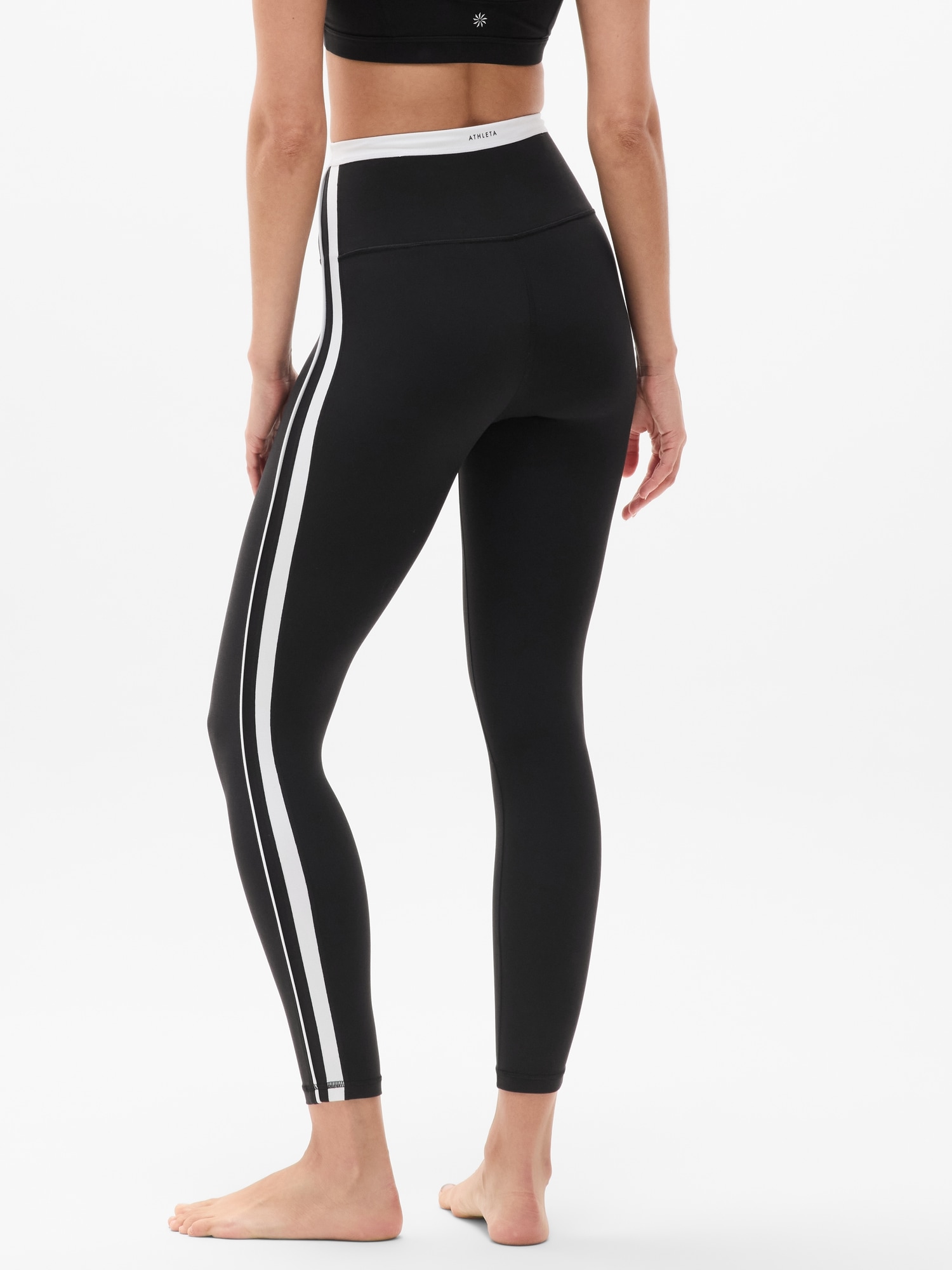 Athleta Elation Sport Stripe 7/8 Legging In Multi