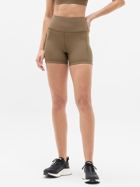 Pacesetter Ultra High Rise 4" Shortie - Brown