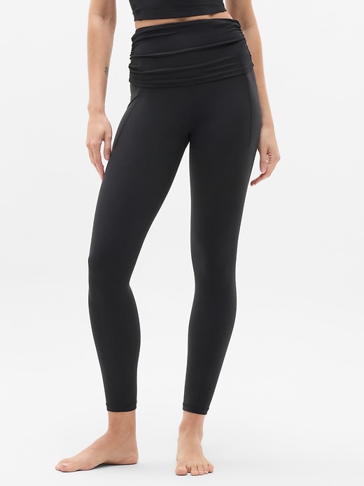 Image number 1 showing, Salutation Stash Fold Over 7/8 Legging