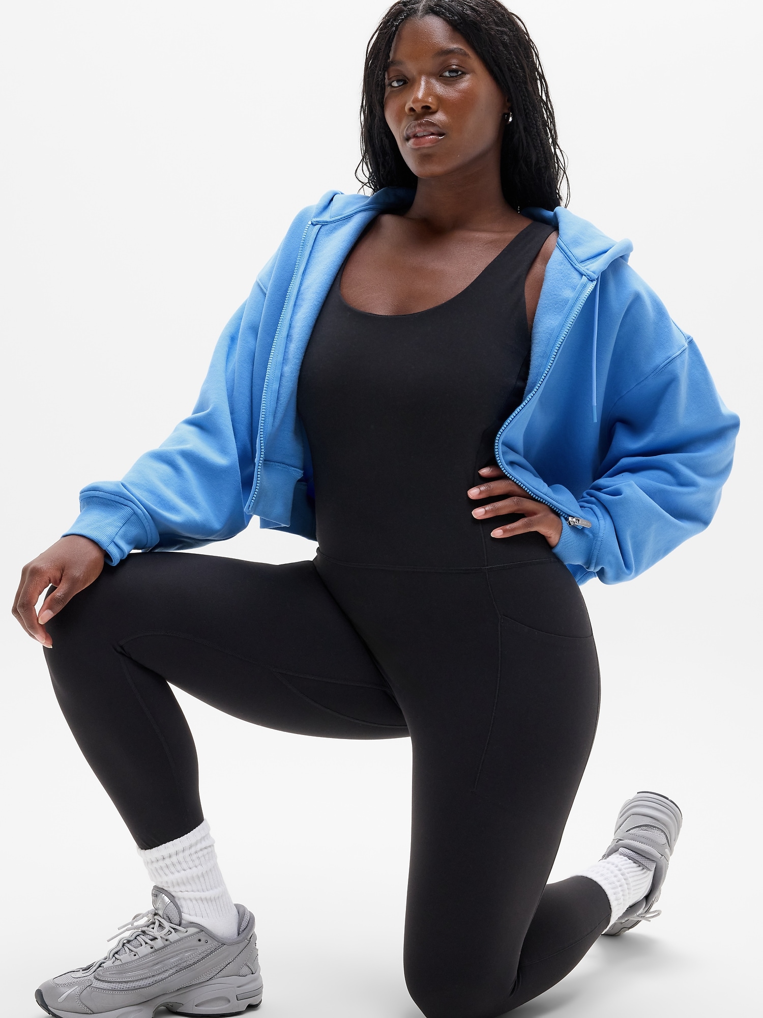 Forever Fleece Crop Full Zip