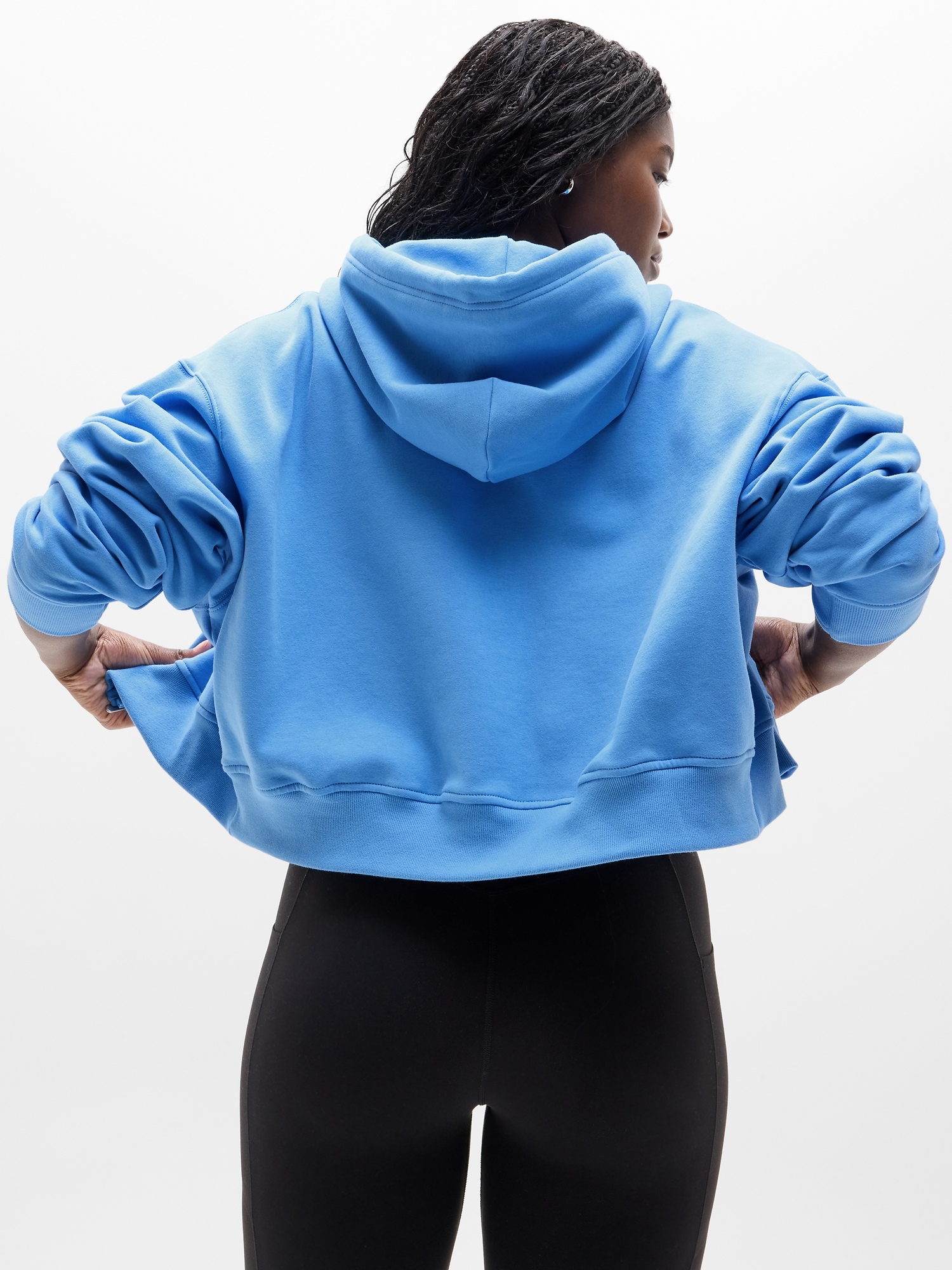 Forever Fleece Crop Full Zip