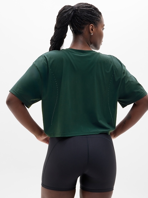 Image number 2 showing, Ultimate Lasercut Crop Tee