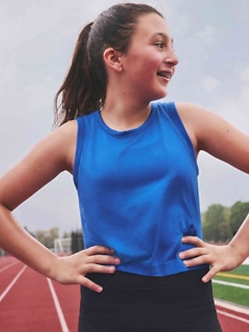 Athleta Girl Power Up Crop Tank