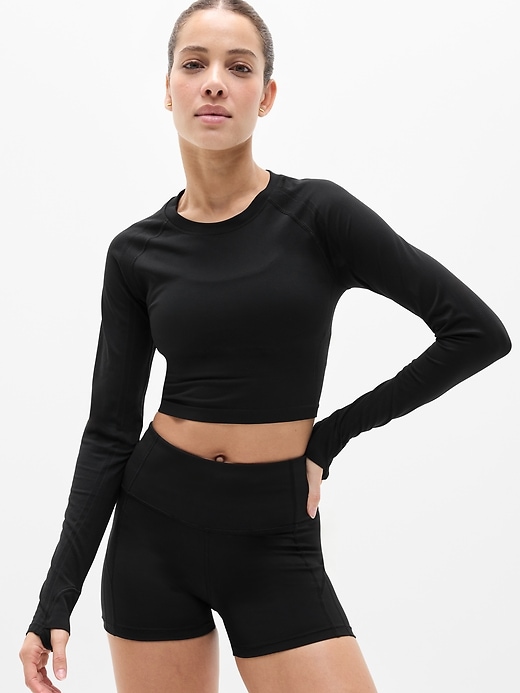 Image number 1 showing, Momentum Seamless Crop Top 2.0