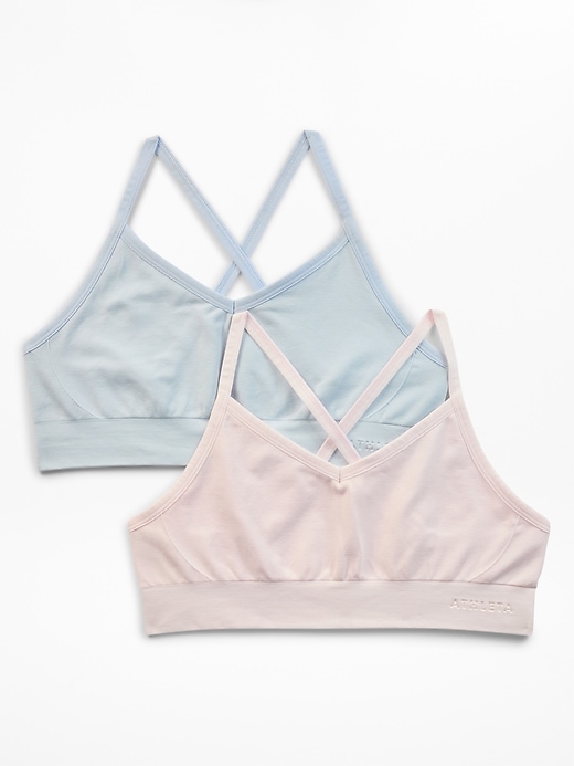 Image number 1 showing, Athleta Girl Thrive Seamless Bra 2 Pack