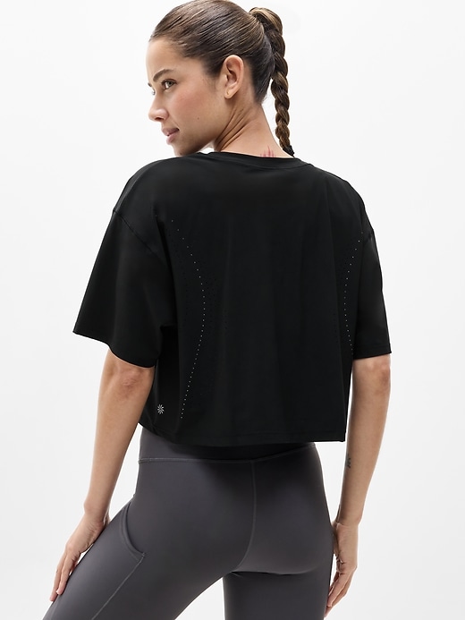 Image number 3 showing, Ultimate Lasercut Crop Tee