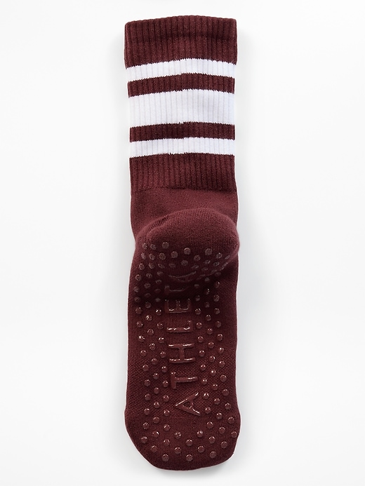 Image number 2 showing, Athleta Pilates Gripper Crew Sock