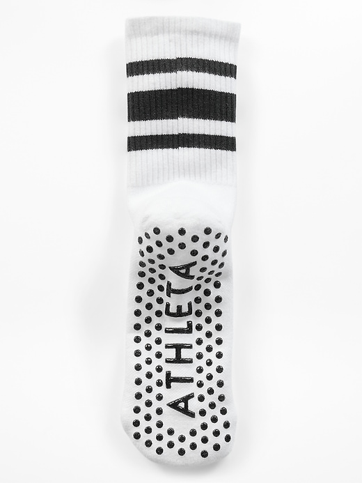 Image number 2 showing, Athleta Pilates Gripper Crew Sock