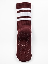 Image number 2 showing, Athleta Pilates Gripper Crew Sock
