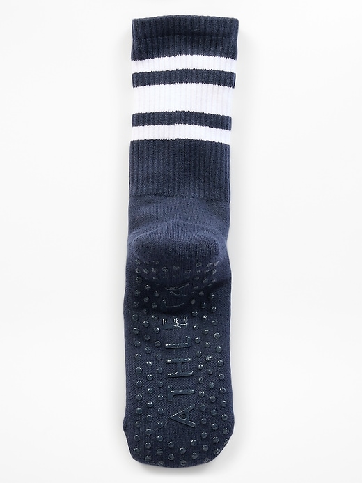 Image number 2 showing, Athleta Pilates Gripper Crew Sock
