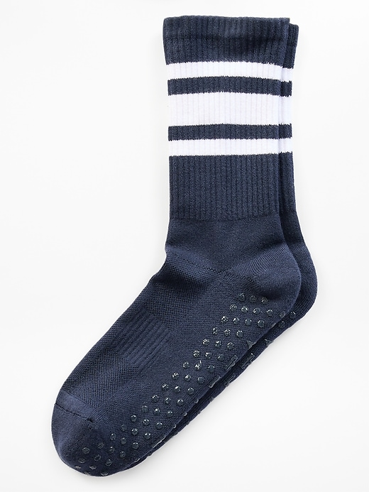 Image number 1 showing, Athleta Pilates Gripper Crew Sock