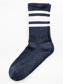 Image number 1 showing, Athleta Pilates Gripper Crew Sock