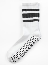 Image number 1 showing, Athleta Pilates Gripper Crew Sock