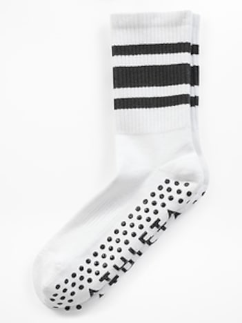Athleta Pilates Gripper Crew Sock