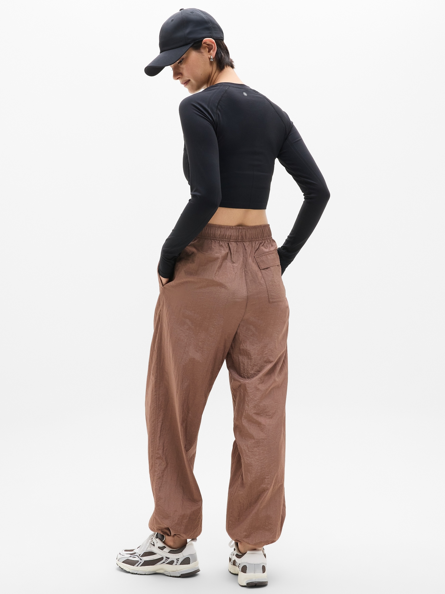 Lunar Sheen Utility Mid Rise Pant