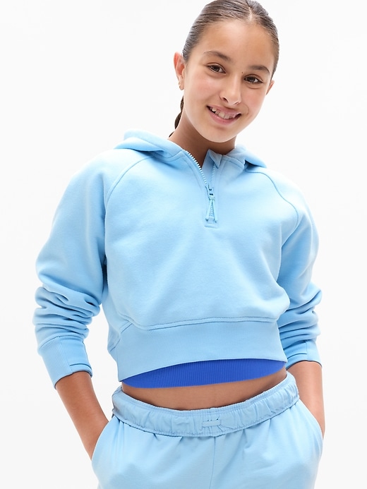 Image number 3 showing, Athleta Girl All Day Half Zip Hoodie