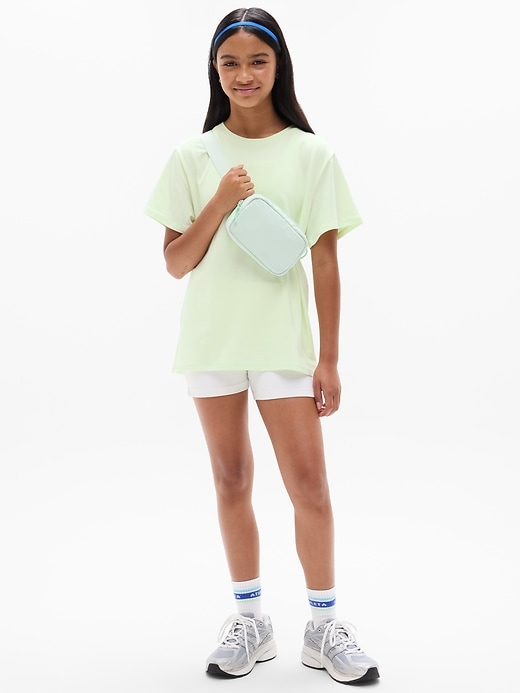 Image number 3 showing, Athleta Girl Right Moves Bike Short Tee