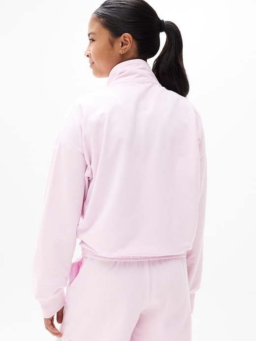 Image number 3 showing, Athleta Girl School Vibes 1/4 Zip Sweatshirt