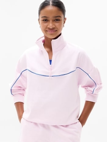 Athleta Girl School Vibes 1/4 Zip Sweatshirt