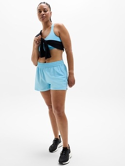 Weekender Mid Rise 3" Run Short - Blue - image 4