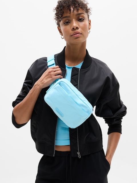 All About Large Crossbody Belt Bag - Blue