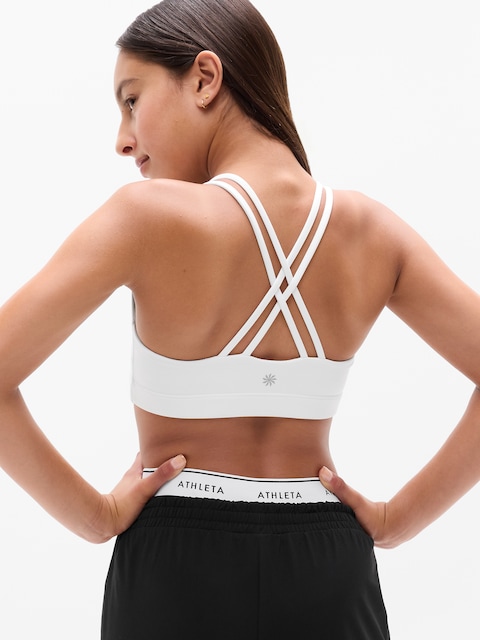 Athleta Girl Upbeat Bra - White