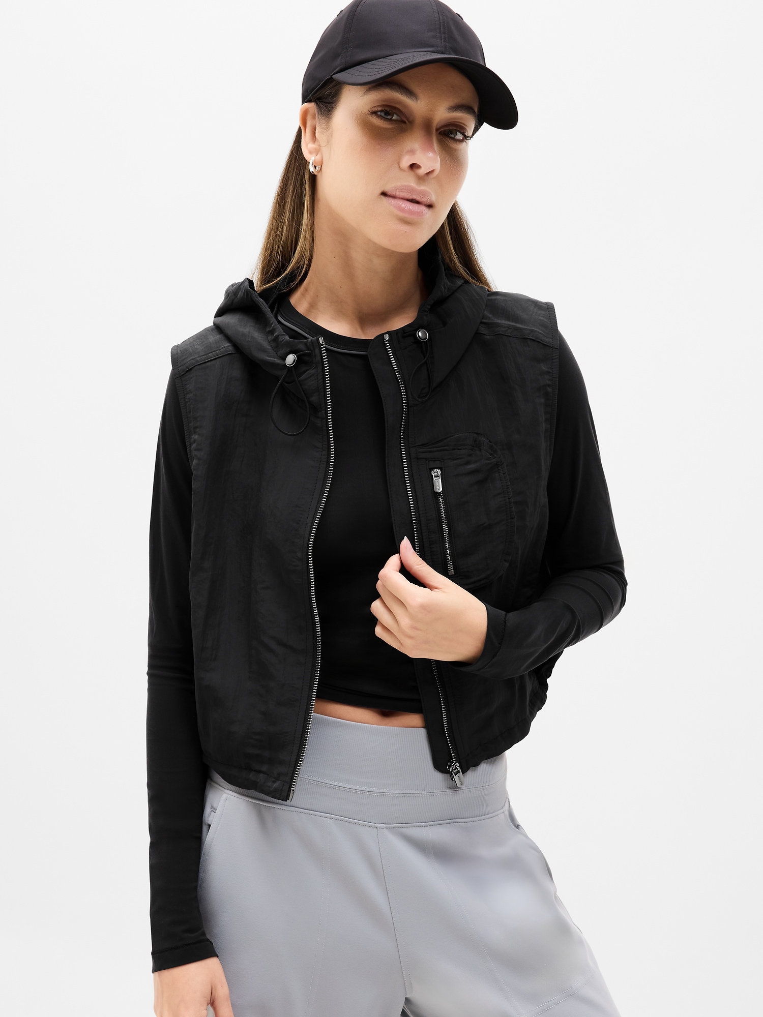 Athleta Pursuit Vest In Black