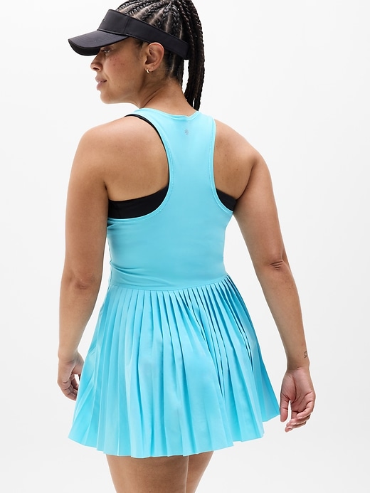 Image number 4 showing, Match Point Pleated Dress