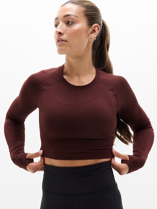 Image number 2 showing, Momentum Seamless Crop Top 2.0