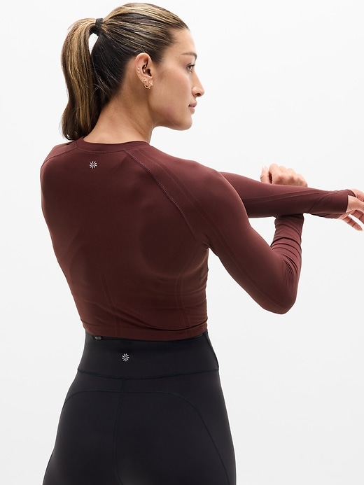 Image number 3 showing, Momentum Seamless Crop Top 2.0