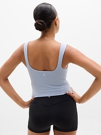 Image number 2 showing, Transcend Square Neck Crop Sports Bra D-DD