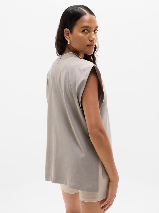 Image number 6 showing, True Cotton Oversized Muscle Tee