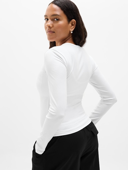Image number 3 showing, Signature Rib Top