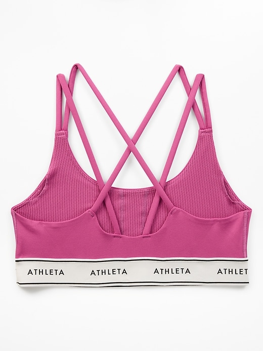 Image number 4 showing, Athleta Girl High Speed Logo Bra