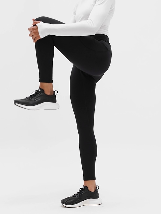 Altitude Fleece Lined Stash High Rise Legging | Athleta