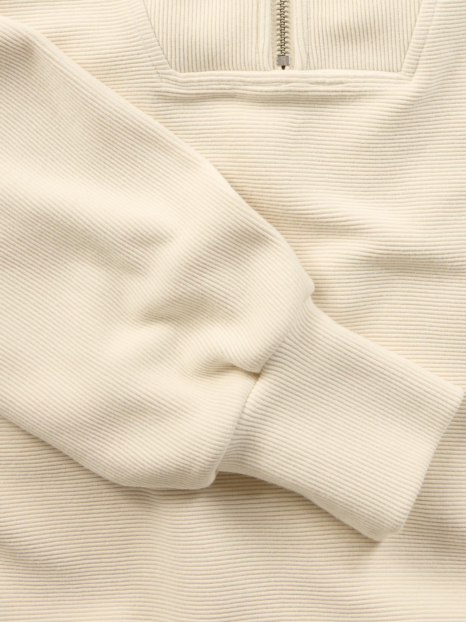 Ottoman Rib 1/4 Zip Sweatshirt