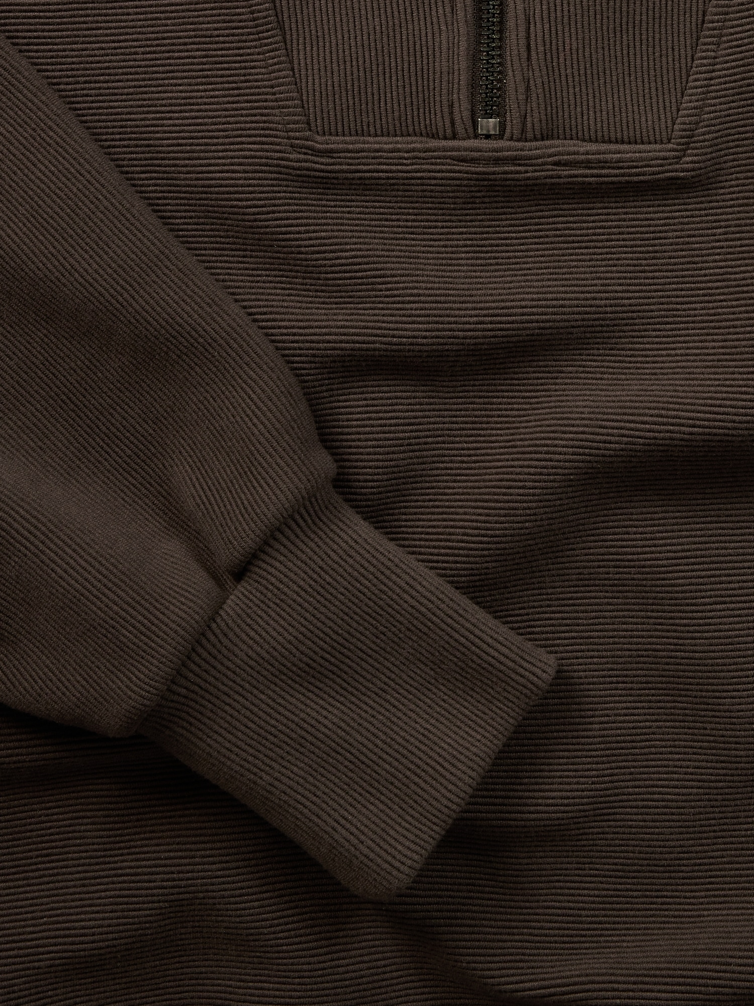 Ottoman Rib 1/4 Zip Sweatshirt