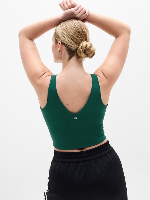 Image number 6 showing, Transcend V-Neck Crop Sports Bra A-C