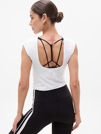 Transcend Scoop Back Tee