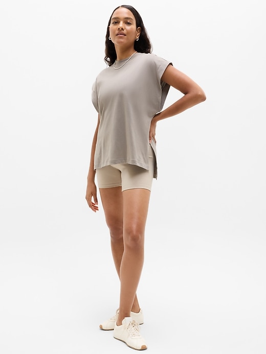 Image number 5 showing, True Cotton Oversized Muscle Tee